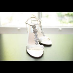 Ivory Satin Heel